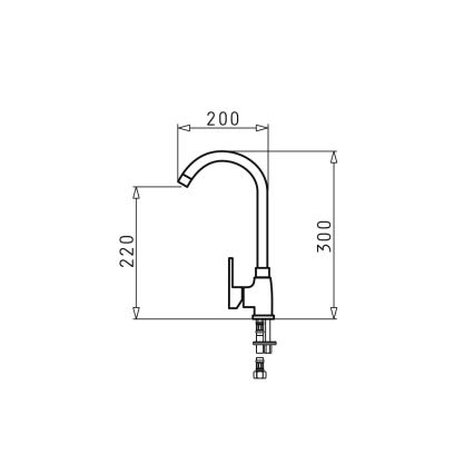 Pyramis 90913801 - Wasserhahn (Armatur) BELLO Chrom