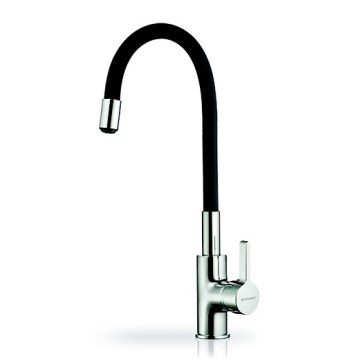 Pyramis 90919638 - Wasserhahn (Armatur) mit flexiblem Arm FLESSI schwarz