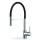 Pyramis 90939801 - Wasserhahn (Armatur) mit flexiblem Arm SERINA Chrom/schwarz
