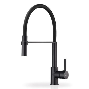 Pyramis 90939901 - Wasserhahn (Armatur) mit flexiblem Arm SERINA schwarz matt