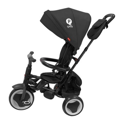 QPlay - 3-in-1 Kinder-Dreirad RITO EVA PLUS schwarz