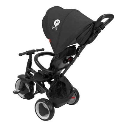 QPlay - 3-in-1 Kinder-Dreirad RITO EVA PLUS schwarz