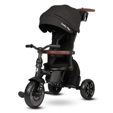 QPlay - Kinder-Dreirad 7-in-1 COMFO MAX schwarz