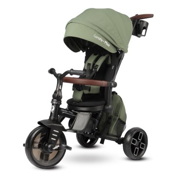 QPlay - Kinder-Dreirad 8-in-1 COMFO MAX grün