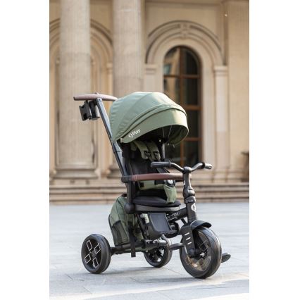 QPlay - Kinder-Dreirad 8-in-1 COMFO MAX grün