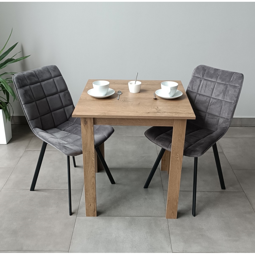 Quadratischer Esstisch LEVI Sonoma-Eiche