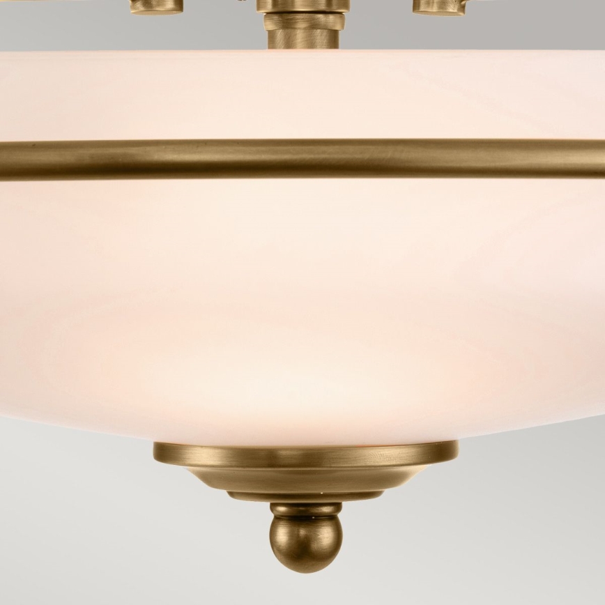 Quoizel - Deckenleuchte GRIFFIN 3xE27/60W/230V bronzefarben