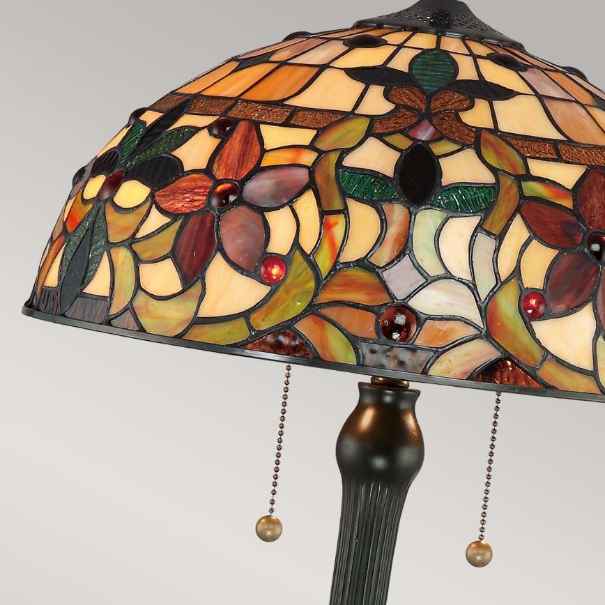 Quoizel - Tiffany-Tischlampe KAMI 2xE27/60W/230V