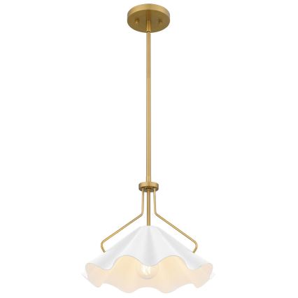 Quoizel - Deckenleuchte an Stange MEJIA 1xE27/60W/230V d 35,6 cm Messing