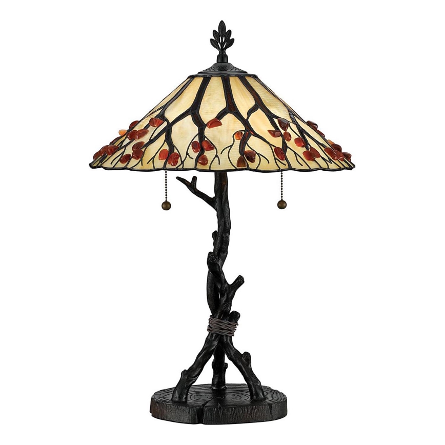 Quoizel - Tischleuchte Tiffany WHISPERING 2xE27/60W/230V