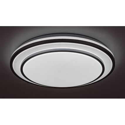 Rabalux - Dimmbare LED-Deckenleuchte, 40W/230V, 3000-6500K, silber, Durchmesser 49 cm + Fernbedienung