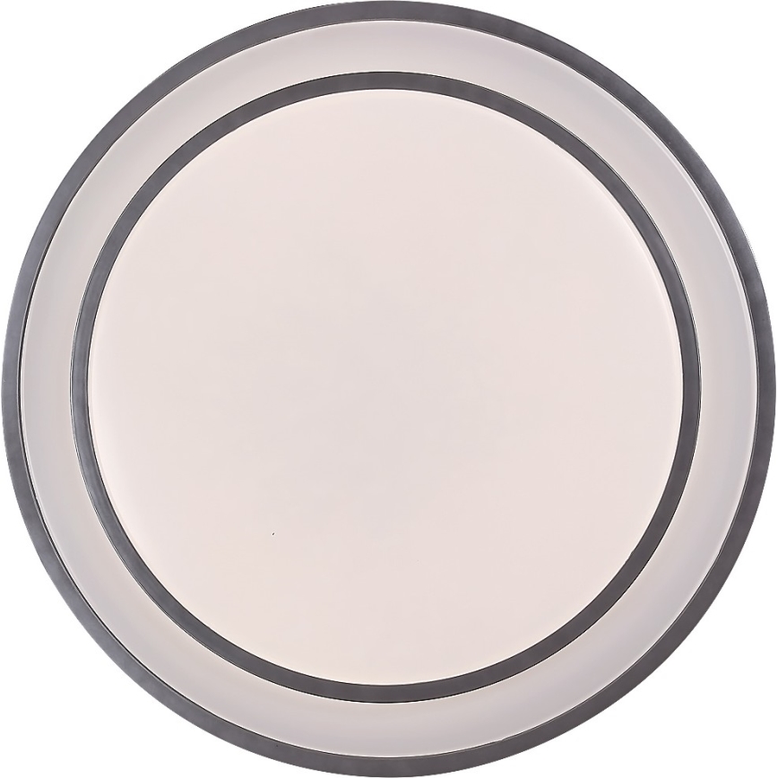 Rabalux - Dimmbare LED-Deckenleuchte, 40W/230V, 3000-6500K, silber, Durchmesser 49 cm + Fernbedienung