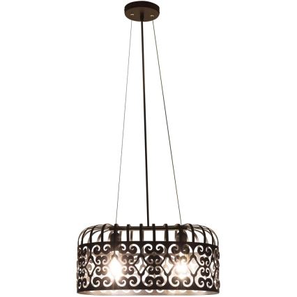 Rabalux 2157 - Kronleuchter  ALESSANDRA 2xE27/60W/230V schwarz