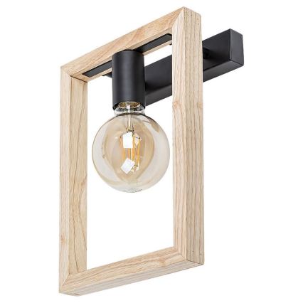 Rabalux - Wandleuchte 1xE27/40W/230V schwarz/Buche