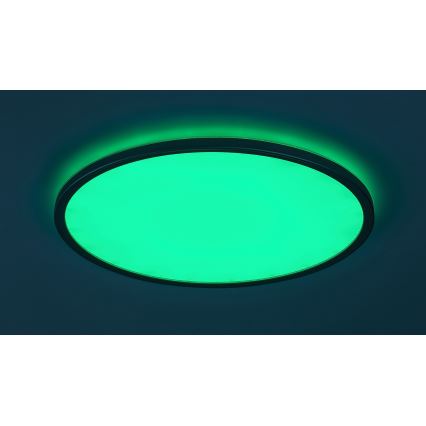 Rabalux - LED RGB dimmbare Deckenleuchte LED/22W/230V Wi-Fi Tuya + Fernbedienung Ø 41,5 cm