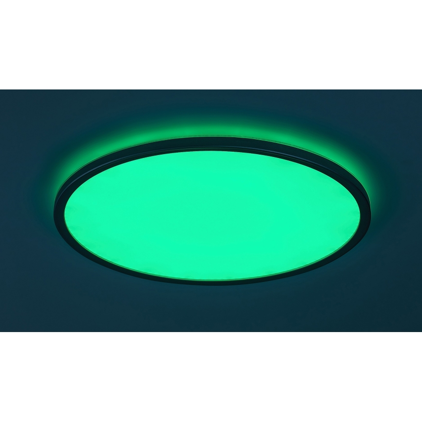 Rabalux - LED RGB dimmbare Deckenleuchte LED/22W/230V Wi-Fi Tuya + Fernbedienung Ø 41,5 cm