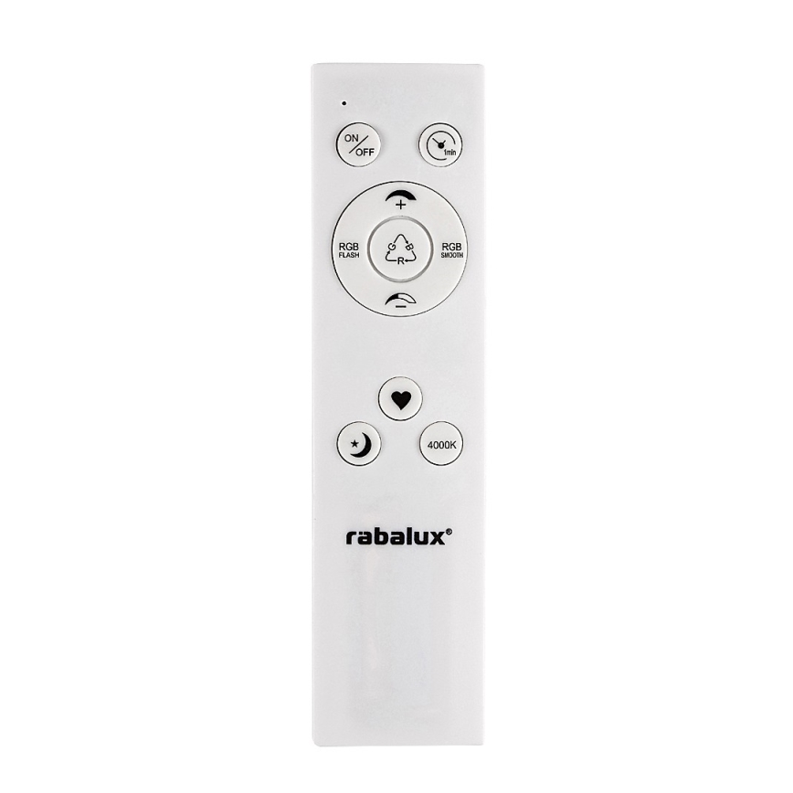 Rabalux - LED RGB dimmbare Deckenleuchte LED/22W/230V Wi-Fi Tuya + Fernbedienung Ø 41,5 cm