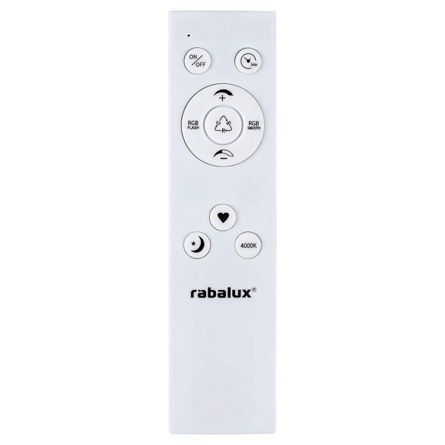 Rabalux - LED RGB dimmbare Deckenleuchte LED/22W/230V Wi-Fi Tuya + Fernbedienung Ø 41,5 cm