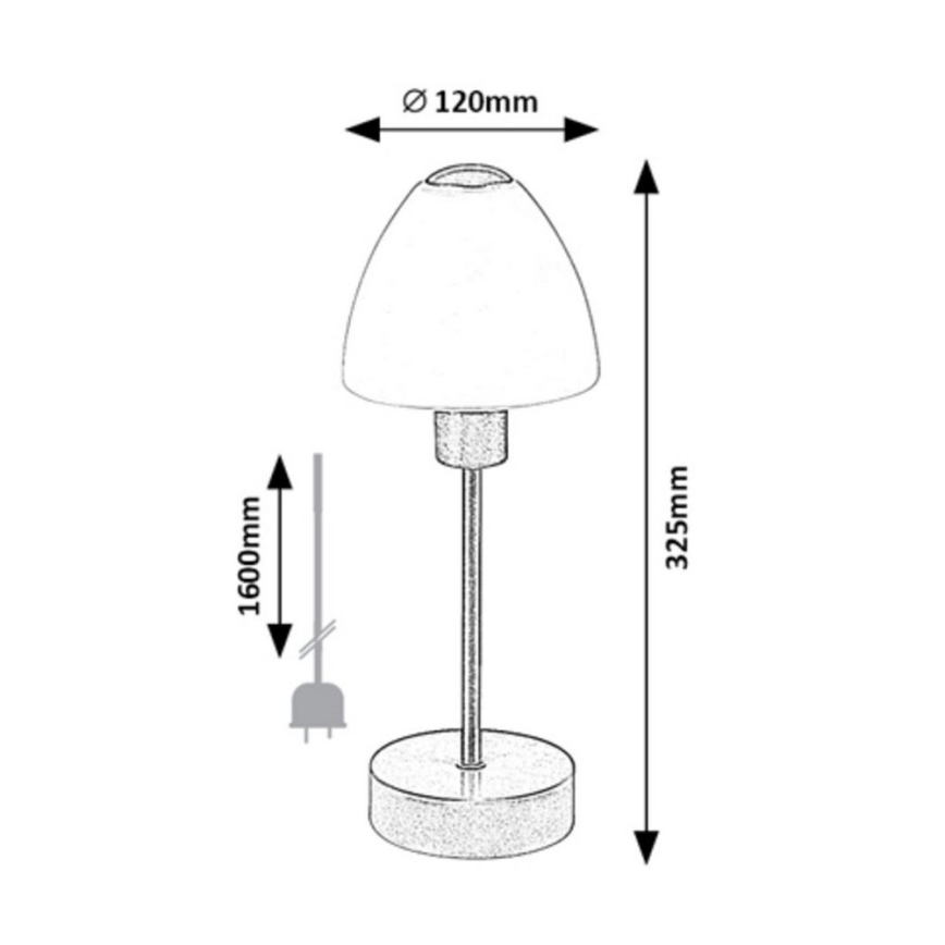 Rabalux - Dimmbarer Tischlampen 1xE14/40W/230V matt Chrom