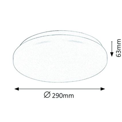 Rabalux - LED-Deckenleuchte 1xLED/20W/230V d 29 cm
