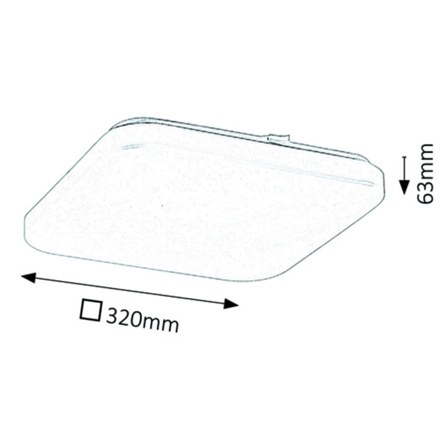 Rabalux - LED-Deckenleuchte LED/32W/230V 32x32 cm