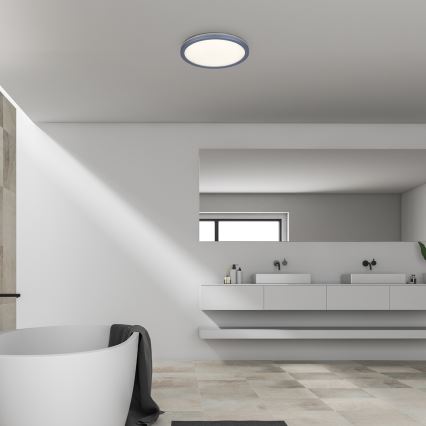 Rabalux - LED-Badezimmer-Deckenleuchte, 15 W, 230 V, IP44, Ø 28 cm