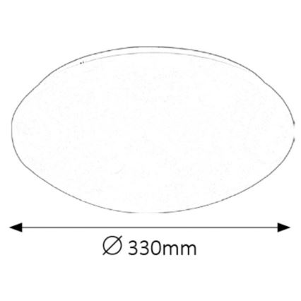 Rabalux - LED-Deckenleuchte LED/18W/230V d 33 cm