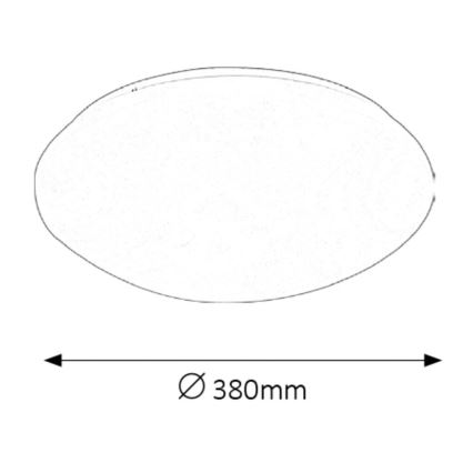 Rabalux - LED-Deckenleuchte für Badezimmer LED/24W/230V IP44 d 38 cm