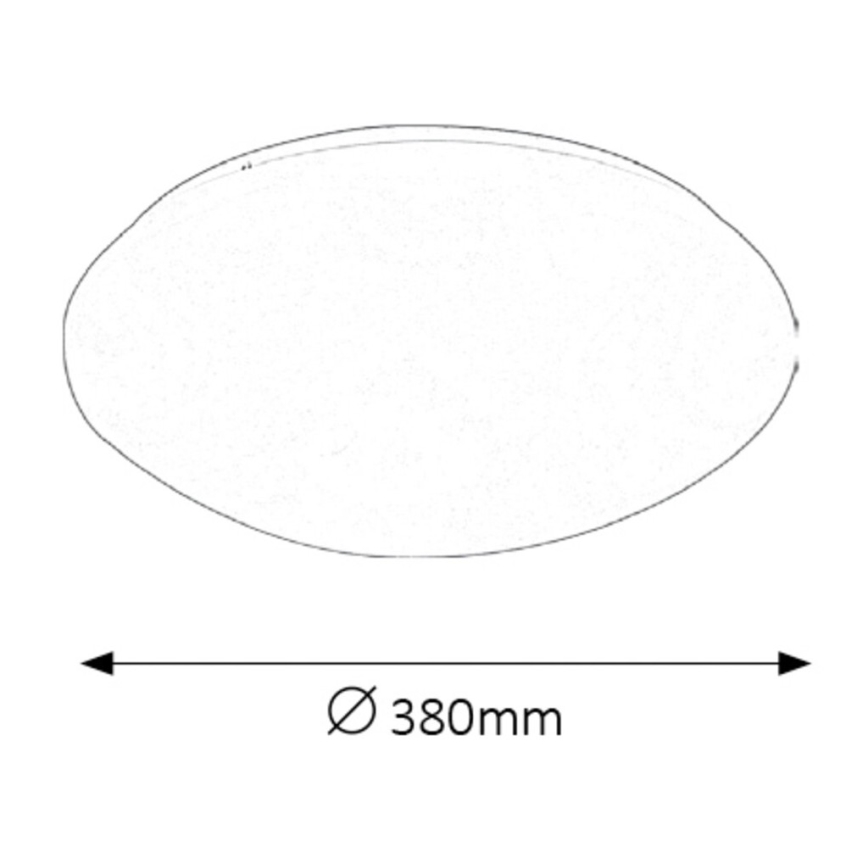 Rabalux - LED-Deckenleuchte für Badezimmer LED/24W/230V IP44 d 38 cm