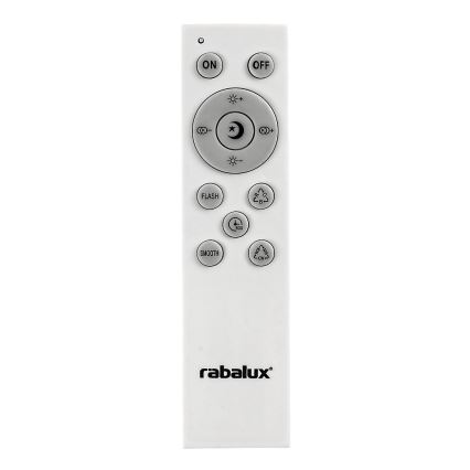 Rabalux - LED RGB dimmbares Deckenleuchte mit Lautsprecher LED/24W/230V Wi-Fi Tuya + Fernbedienung