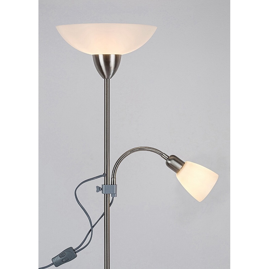 Rabalux - Stehlampe 1xE27/60W+E14/40W