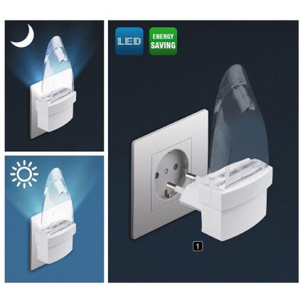 Rabalux - LED Lämpchen in die Steckdose 1xLED/0,5W/230V