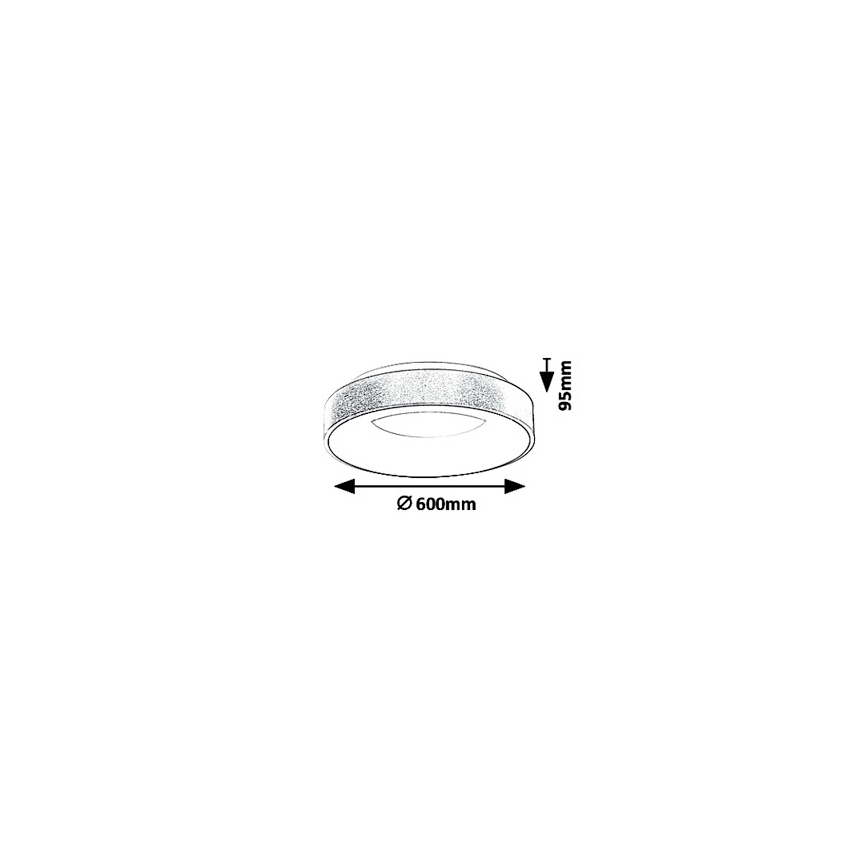 Rabalux - LED-Deckenleuchte CARMELA LED/50W/230V d 60 cm