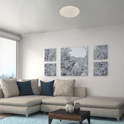 Rabalux - LED-dimmbare Deckenleuchte 24W/230V Wi-Fi 3000–6500K + Fernbedienung Ø 39 cm