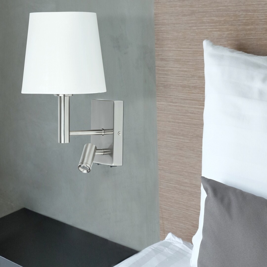 Rabalux - LED Wandleuchte E27/40W + LED/3W