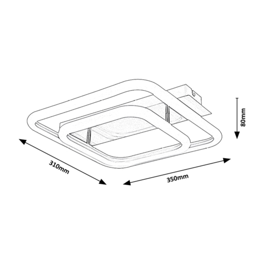 Rabalux - LED-Aufbau-Deckenleuchte LED/33W/230V 31x35 cm