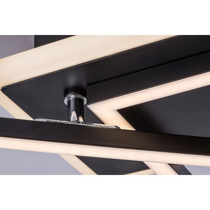 Rabalux - LED-Deckenleuchte LED/40W/230V 3000K schwarz 39x50 cm