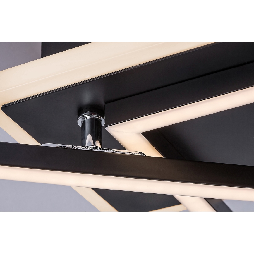 Rabalux - LED-Deckenleuchte LED/40W/230V 3000K schwarz 39x50 cm