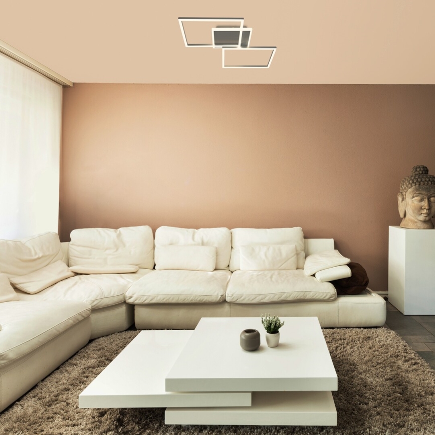 Rabalux - LED-Deckenleuchte LED/40W/230V 4000K matt Chrom 39x50 cm