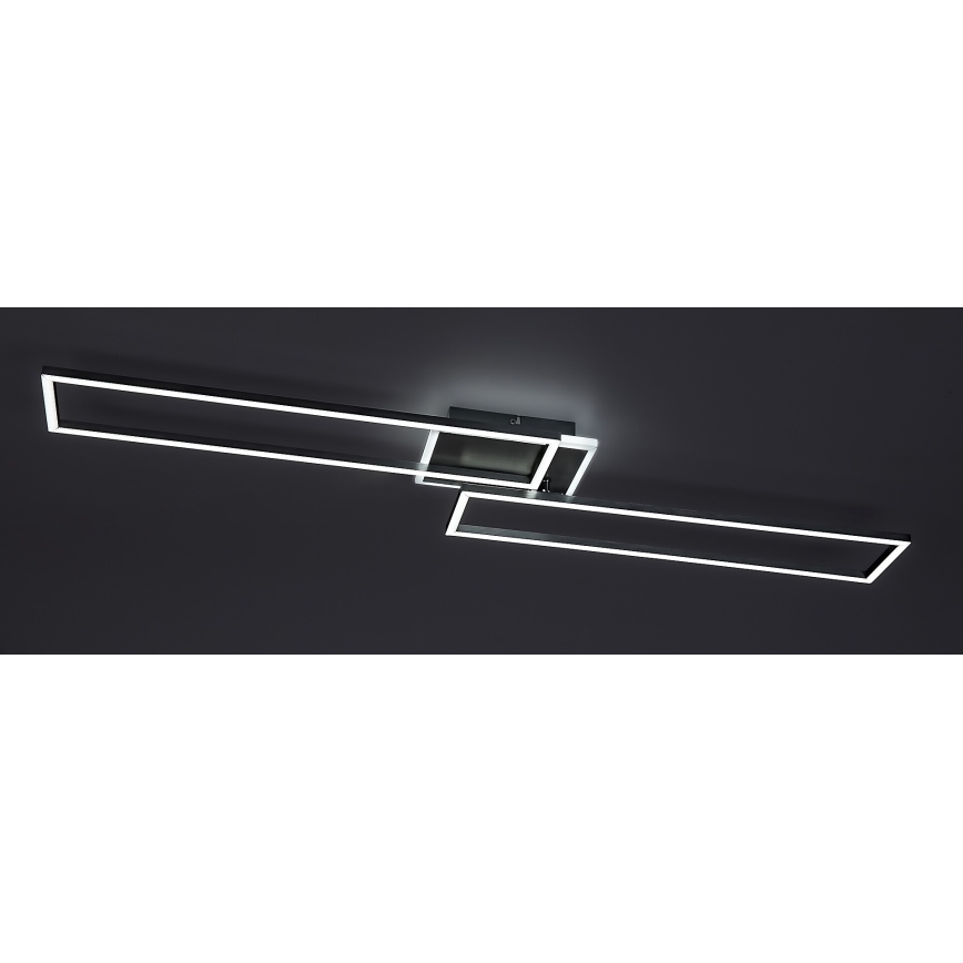 Rabalux - LED dimmbares Deckenleuchte LED/40W/230V 2700-6500K Wi-Fi Tuya mattchrom + Fernbedienung 25x110 cm