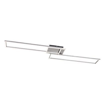 Rabalux - LED dimmbares Deckenleuchte LED/40W/230V 2700-6500K Wi-Fi Tuya mattchrom + Fernbedienung 25x110 cm