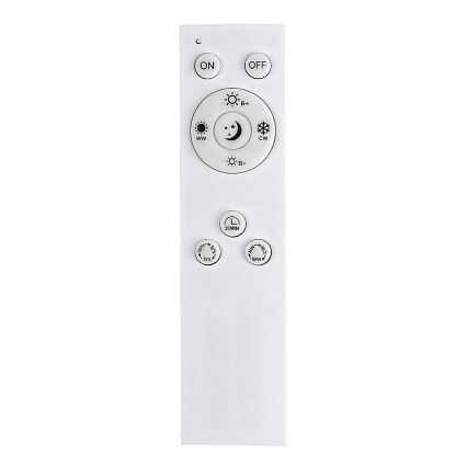 Rabalux - LED dimmbares Deckenleuchte LED/40W/230V 2700-6500K Wi-Fi Tuya mattchrom + Fernbedienung 25x110 cm
