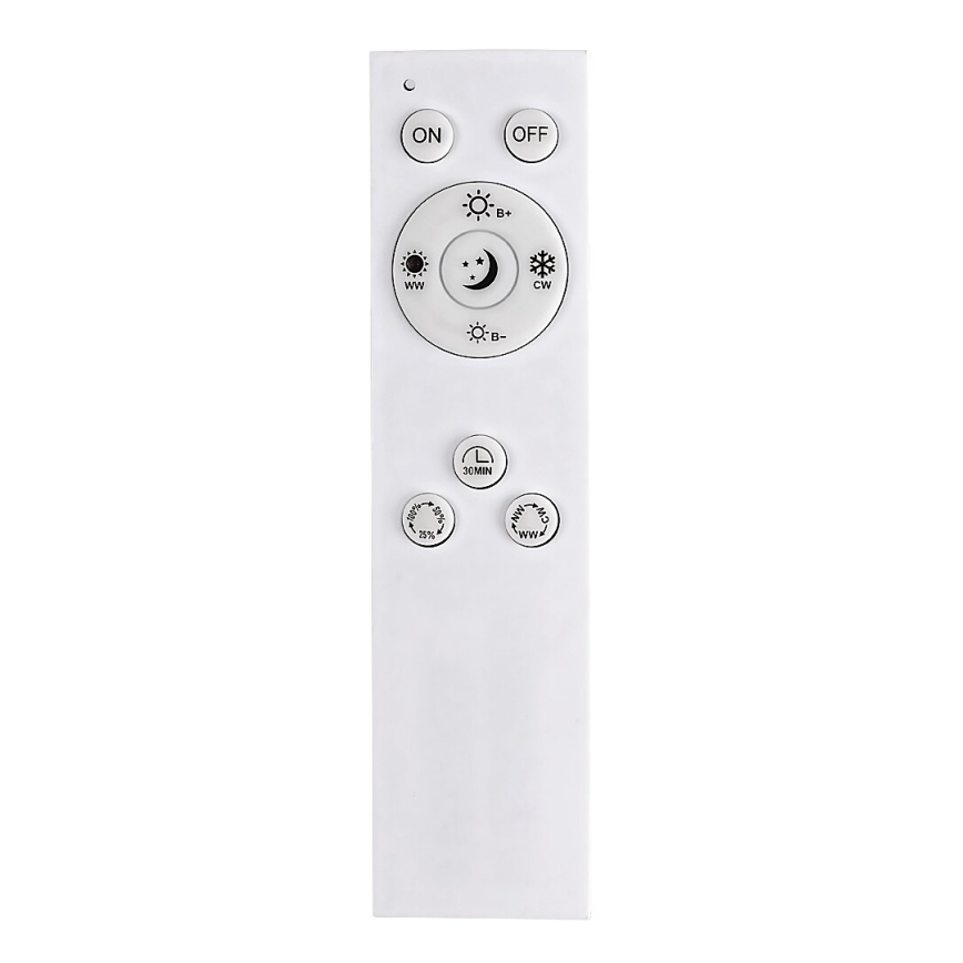 Rabalux - LED dimmbares Deckenleuchte LED/40W/230V 2700-6500K Wi-Fi Tuya mattchrom + Fernbedienung 25x110 cm