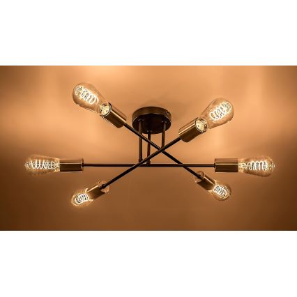 Rabalux - Deckenleuchte 6xE27/25W/230V