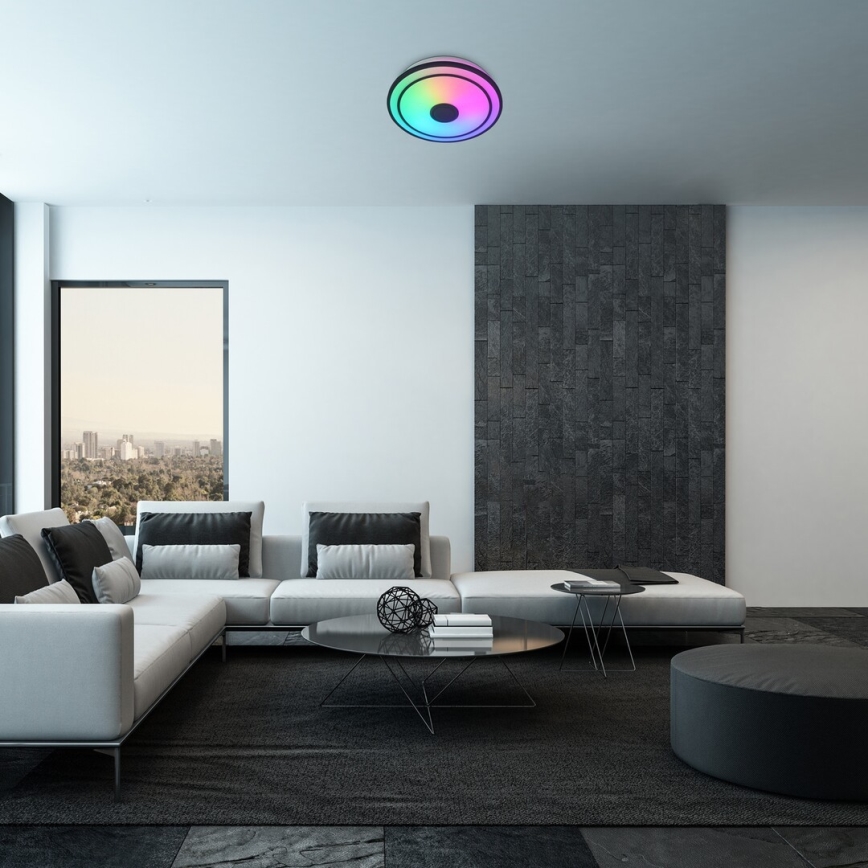 Rabalux - LED RGB dimmbares Deckenleuchte mit Lautsprecher LED/24W/230V 3000-6500K + Fernbedienung