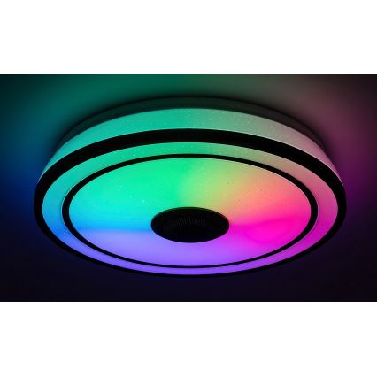 Rabalux - LED RGB dimmbares Deckenleuchte mit Lautsprecher LED/24W/230V 3000-6500K + Fernbedienung