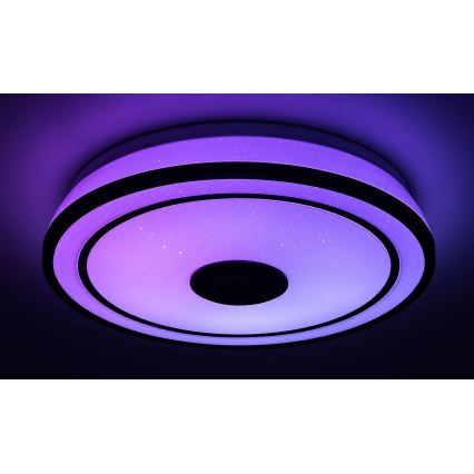 Rabalux - LED RGB dimmbares Deckenleuchte mit Lautsprecher LED/24W/230V 3000-6500K + Fernbedienung
