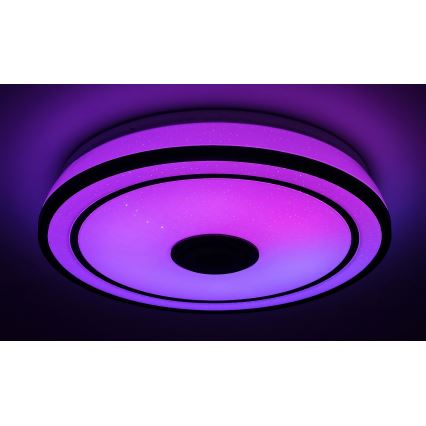 Rabalux - LED RGB dimmbares Deckenleuchte mit Lautsprecher LED/24W/230V 3000-6500K + Fernbedienung