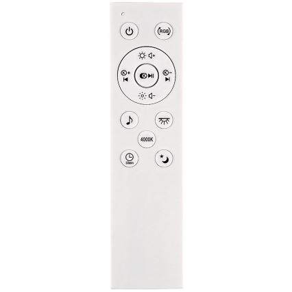 Rabalux - LED RGB dimmbares Deckenleuchte mit Lautsprecher LED/24W/230V 3000-6500K + Fernbedienung