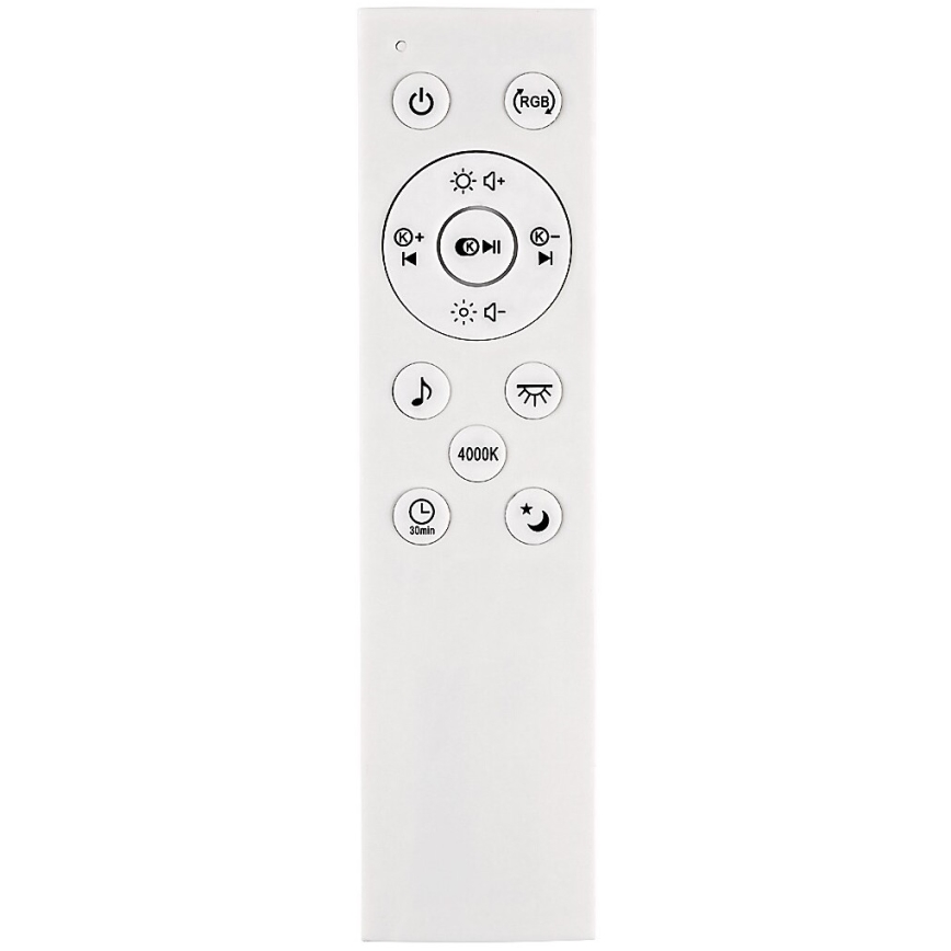 Rabalux - LED RGB dimmbares Deckenleuchte mit Lautsprecher LED/24W/230V 3000-6500K + Fernbedienung